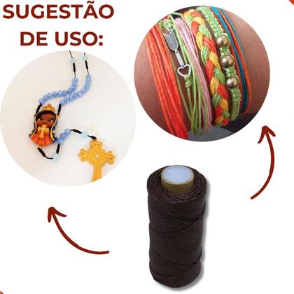 Imagem de Cordao encerado 01mm com 100 metros