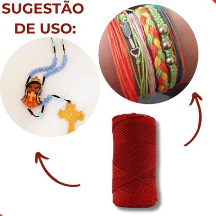 Imagem de Cordao encerado 01mm com 100 metros