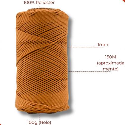 Imagem de Cordao encerado 01mm com 100 metros