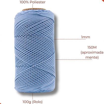 Imagem de Cordao encerado 01mm com 100 metros