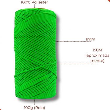 Imagem de Cordao encerado 01mm com 100 metros