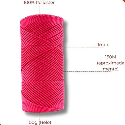 Imagem de Cordao encerado 01mm com 100 metros