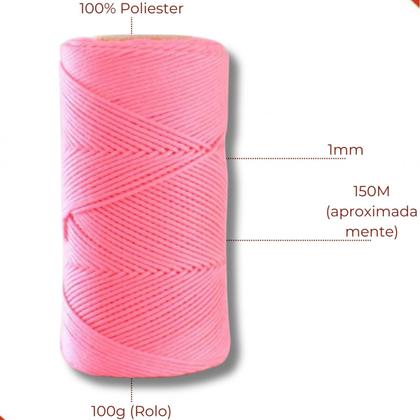Imagem de Cordao encerado 01mm com 100 metros