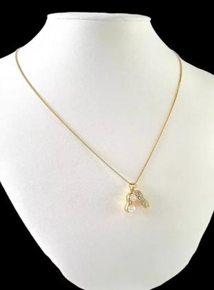 Imagem de Cordão Feminino 1mm Amendoim Cravejado - Banhado a Ouro 18k