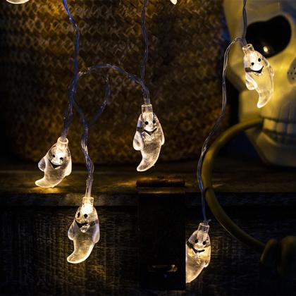 Imagem de Cordão Luminoso Taschibra Halloween Fantasmas a Pilha