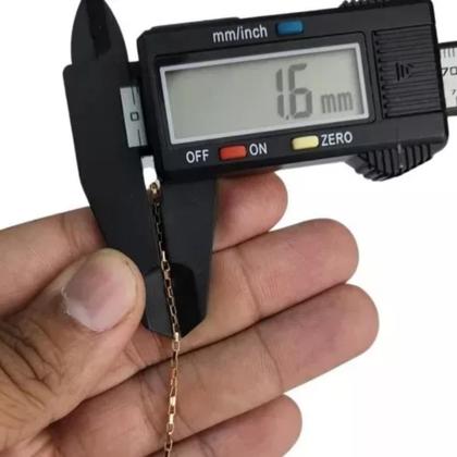 Imagem de Cordão Masculino Com Pingente Banhados A Ouro 18k Tamanho 60cm Lindo