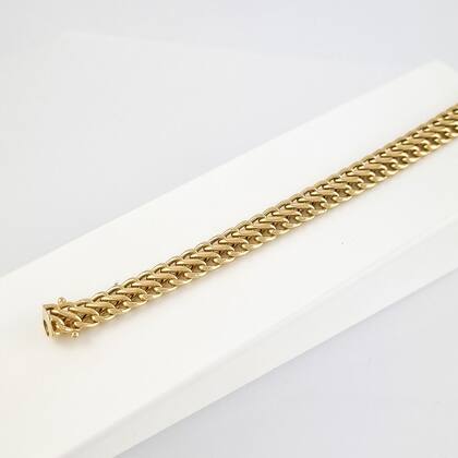 Imagem de Cordão Masculino Lacraia 60 Cm 8.5 Ouro 18k 750 Certificado