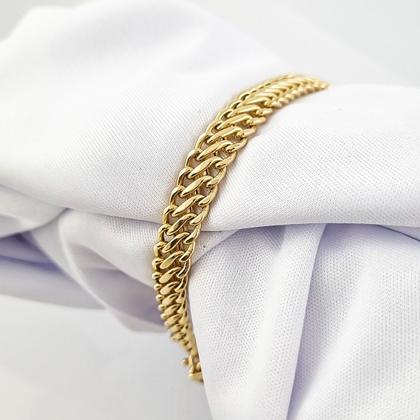 Imagem de Cordão Masculino Lacraia 60 Cm 8.5 Ouro 18k 750 Certificado