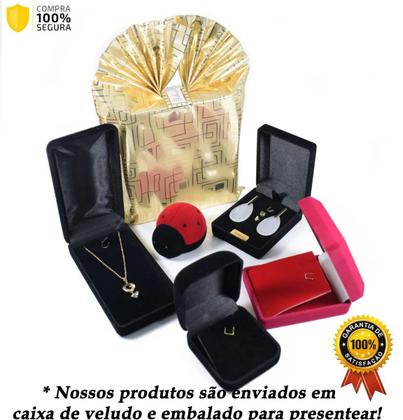 Imagem de Cordão Ouro 18k 750 40cm + Pingente Gatinha C/ 5 Zircônias