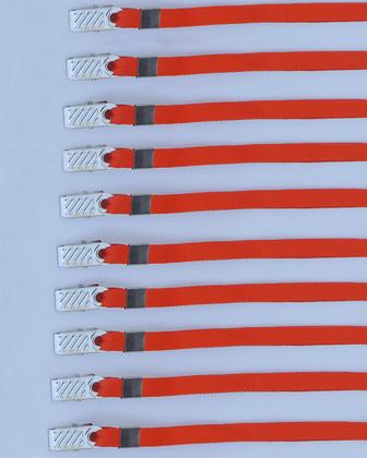 Imagem de Cordão para Crachá Vermelho pacote com 10 unidades