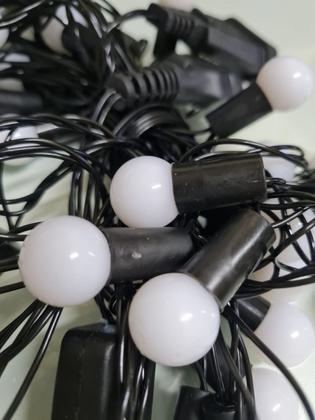 Imagem de Cordão Pisca Pisca c/40 Bolinhas Led Colorido 127v 4 mts