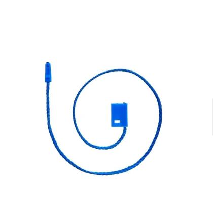 Imagem de Cordão Tag Lacre de Segurança Azul 19cm com 100 Unidades