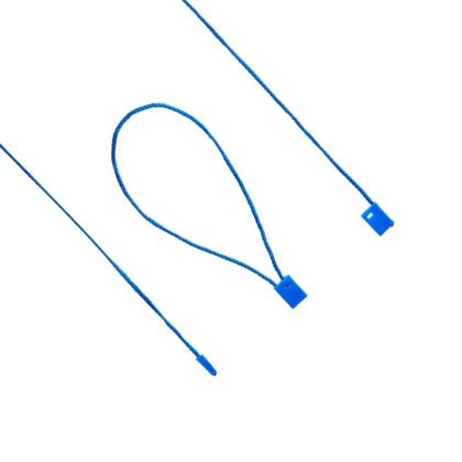 Imagem de Cordão Tag Lacre de Segurança Azul 19cm com 100 Unidades