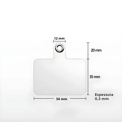 Imagem de Cordão Universal Transparente Para Celular 1/3/5/10 Peças, Alça Destacável Com Clipe Anti-perda