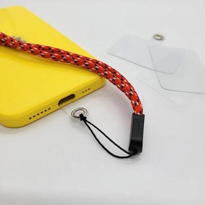 Imagem de Cordão Universal Transparente Para Celular 1/3/5/10 Peças, Alça Destacável Com Clipe Anti-perda