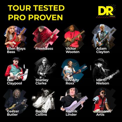 Imagem de Cordas de baixo DR Strings LEGEND Polished Flatwound Stainless