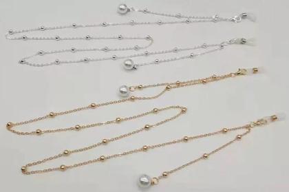 Imagem de Cordinha Óculos Salva Óculos Dourado - Kit 02 Peças