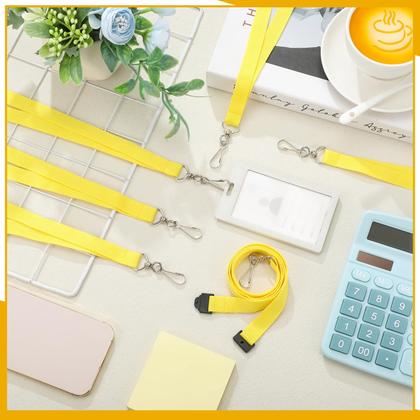 Imagem de Cordões Breakaway Patelai, 60 unidades com gancho J para crachás de identificação