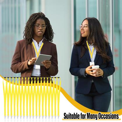 Imagem de Cordões Breakaway Patelai, 60 unidades com gancho J para crachás de identificação