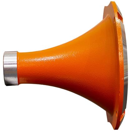 Imagem de Corneta Boca Cone Rosca Alumínio Jarrão Caneca Laranja