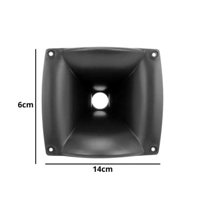 Imagem de Corneta Plástica Quadrada Permak Lc 07 Dh 200 P Driver Rosca