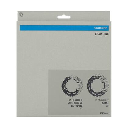 Imagem de Coroa Dupla Shimano Cues U6000 36D Assimétrica BCD 96mm
