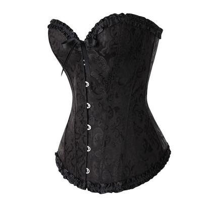 Imagem de Corpete Corset Espartilho Cinta Modela Cintura Floral