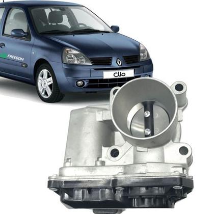 Imagem de Corpo de borboleta tbi renault clio 1.0 16v 2001 á 2005 gasolina ø40mm