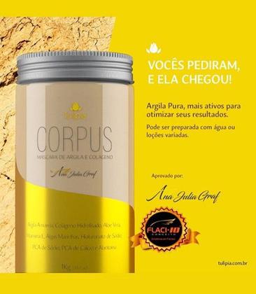 Imagem de Corpus mascara de argila e colageno flaci10 1kg