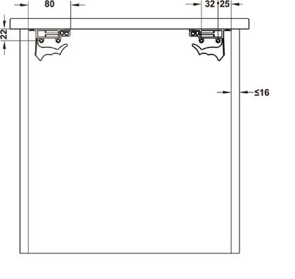 Imagem de Corrediça Oculta Com Amortecedor Hafele DT 130 270  a 550mm 30 kg Total