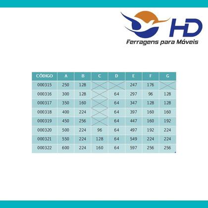 Imagem de Corrediça Telescópica H35 Light 300MM Par HD Ferragens