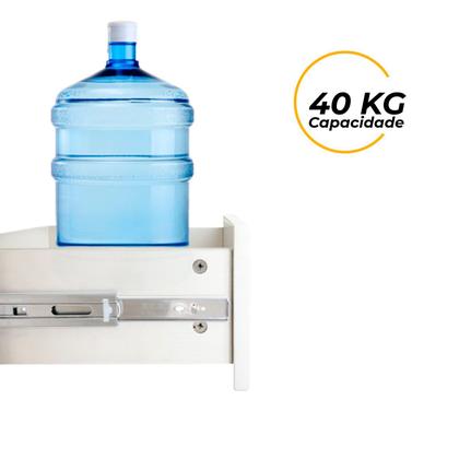 Imagem de Corrediça Trilho Telescópico de 50 Cm H45 Steel 40kg Hd