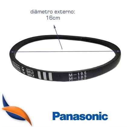 Imagem de Correia Borracha Lavadora Panasonic V Belt M 19.5 / AWS0412A5XA0-0J5