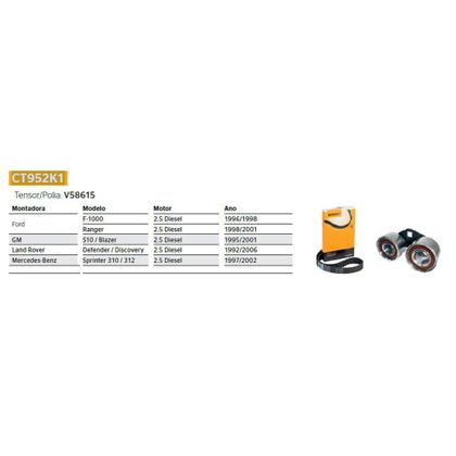 Imagem de Correia Dentada + Tensor SPRINTER 1997/2002 - 26908 - CT952K1