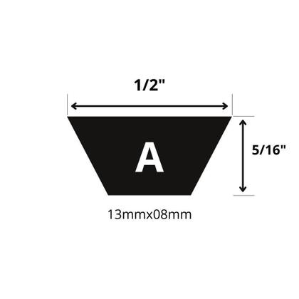 Imagem de Correia Transmissão V A-35 Gates 889mm - Borracha