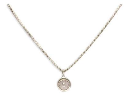 Imagem de Corrente 40cm com Ponto De Luz Prata 925 Legítima Gargantilha Colar Cordão com Pingente Zircônia