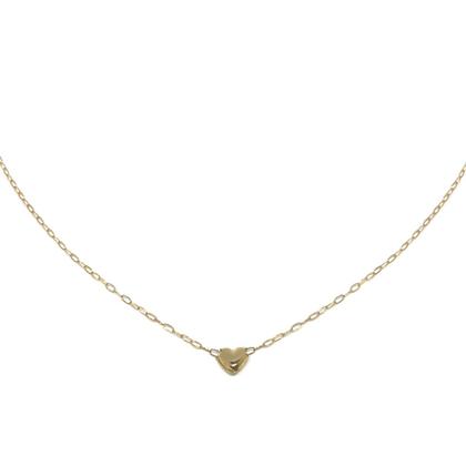 Imagem de Corrente Americana em Ouro 18k Com Pingente Coração 45cm Cordão Colar Gargantilha Feminina