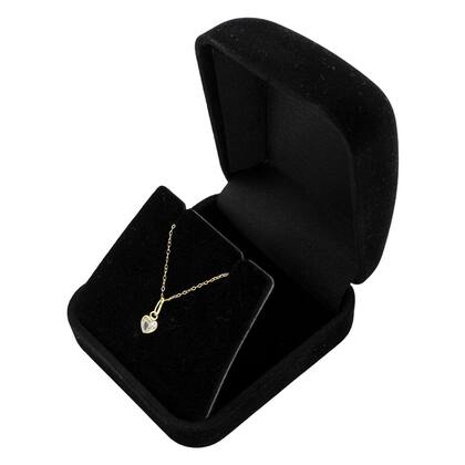 Imagem de Corrente Americana Feminina Ouro 18k 750 Pingente Coração
