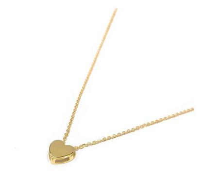 Imagem de Corrente Bailarina 45cm de Ouro 18k com Pingente Coração Colar Cordão Gargantilha Feminina