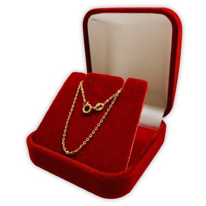 Imagem de Corrente Bailarina de Ouro 18k 45cm Cordão Colar Gargantilha Feminina