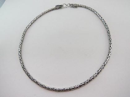Imagem de Corrente Bali Ponto Peruano 4.5mm De Prata 925 Maciça