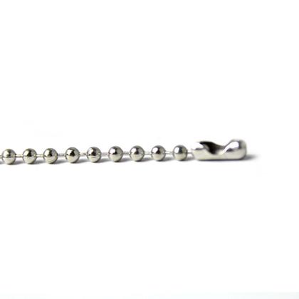 Imagem de Corrente Bolinha Na Cor Prata Com 500 Unidades Para Colar 