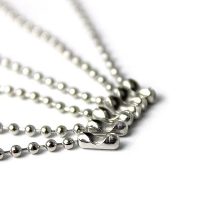 Imagem de Corrente Bolinha Na Cor Prata Com 500 Unidades Para Colar 