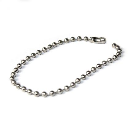 Imagem de Corrente Bolinha Na Cor Prata Com 500 Unidades Para Colar 