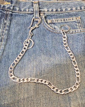 Imagem de Corrente Calça Chaveiro Aço Inox Motociclista Rock Oldschool Izzy Amiel