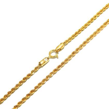 Imagem de Corrente Colar Cordão Baiano Com Pingente São Jorge Ouro 18k