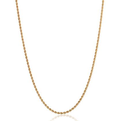 Imagem de Corrente Colar Cordão Baiano Com Pingente São Jorge Ouro 18k