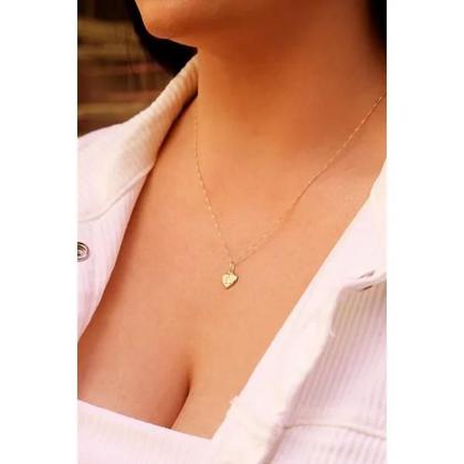 Imagem de Corrente Colar Cordão Feminina com Pingente Letra Nome Ouro 18k 40cm