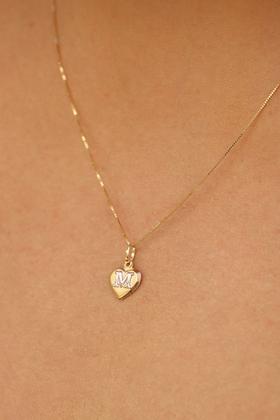Imagem de Corrente Colar Cordão Feminino Com Pingente Letra Nome Ouro 18k 50cm