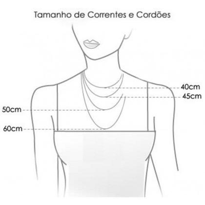 Imagem de Corrente Colar Cordão Feminino de Ouro 18k 3x1 2,60mm